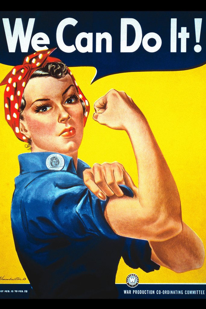 Amazon.co.jp: Rosie The Riveter We Can Do It アートプリント